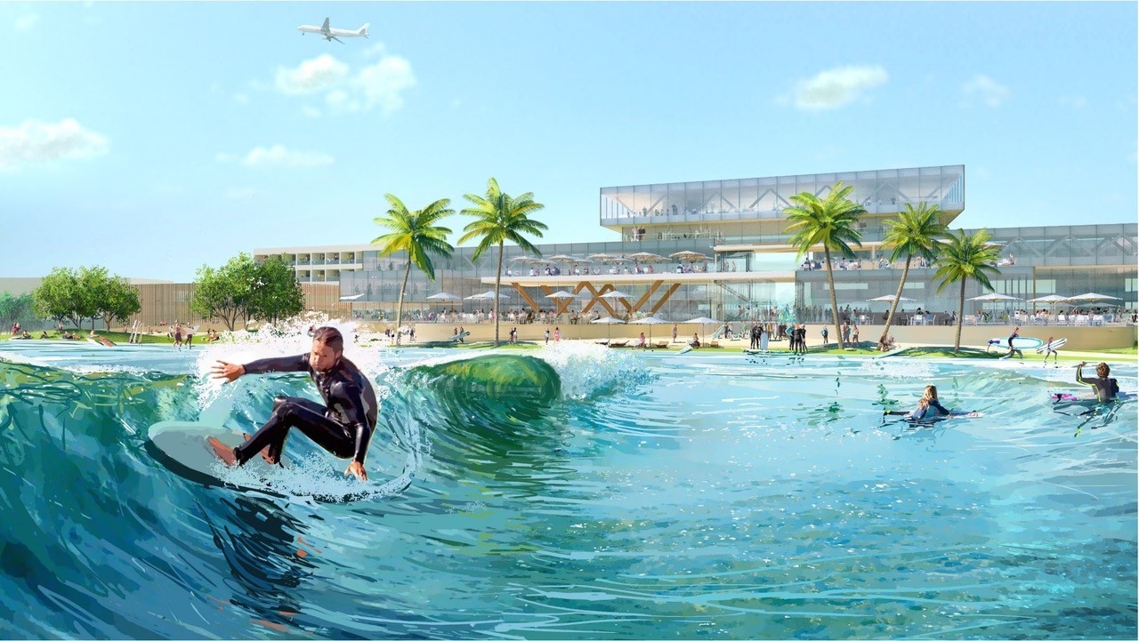 Surf Park industry venue in Munich